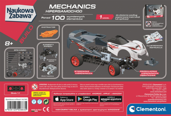 Laboratorium mechaniki - Samochód wyścigowy