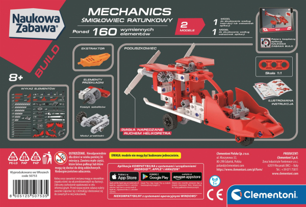 Laboratorium mechaniki - Śmigłowiec ratunkowy