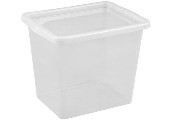 Pojemnik przezroczysty z pokrywką Basic - 31 L 2297