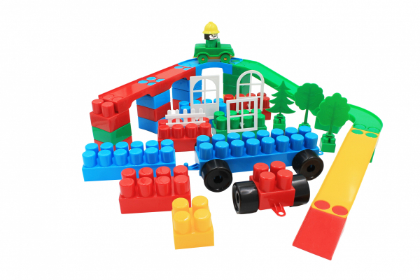 Klocki MAXI Premium domek mały 133 elementów