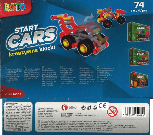 Klocki Roto - Start cars
